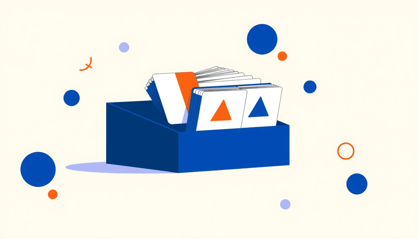 ۱۵ هزار فلش کارت فرانسه در جعبه لایتنر