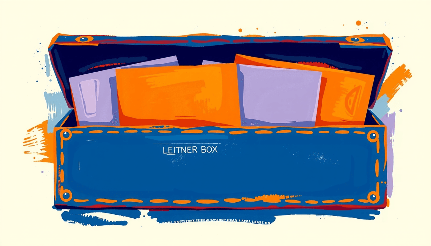 ۲۰ هزار فلش کارت آلمانی در جعبه لایتنر image