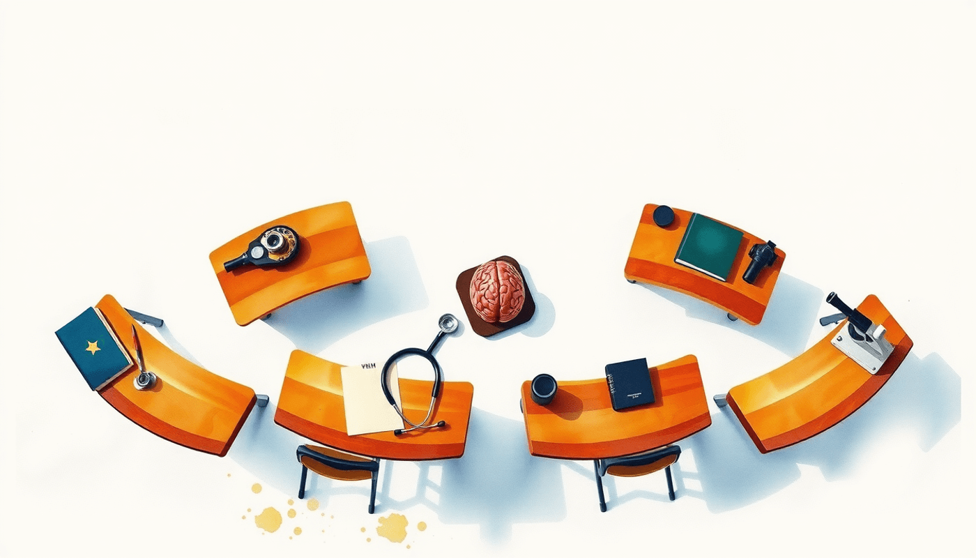 How Medical Students Build Expert Knowledge